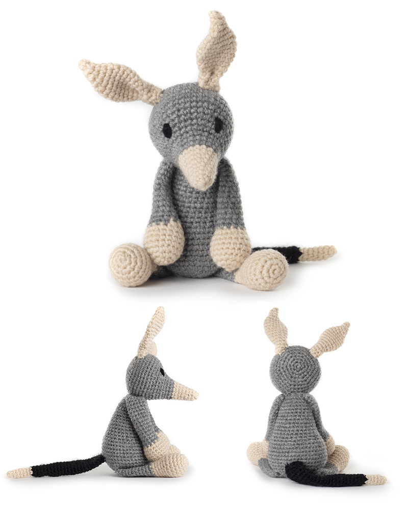 toft ed's animal judy the bilby amigurumi crochet